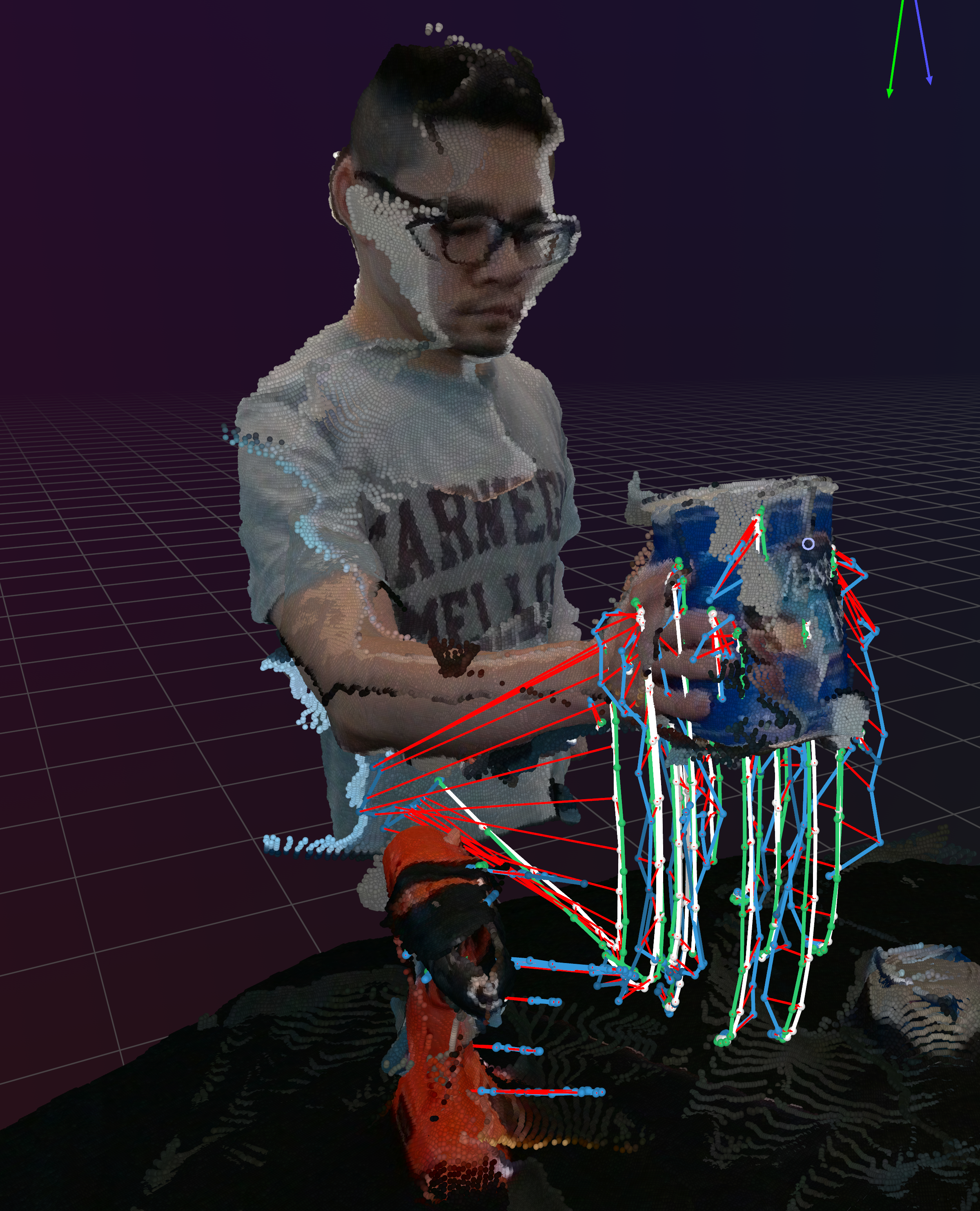 DexYCB Seq0 Kinect preview