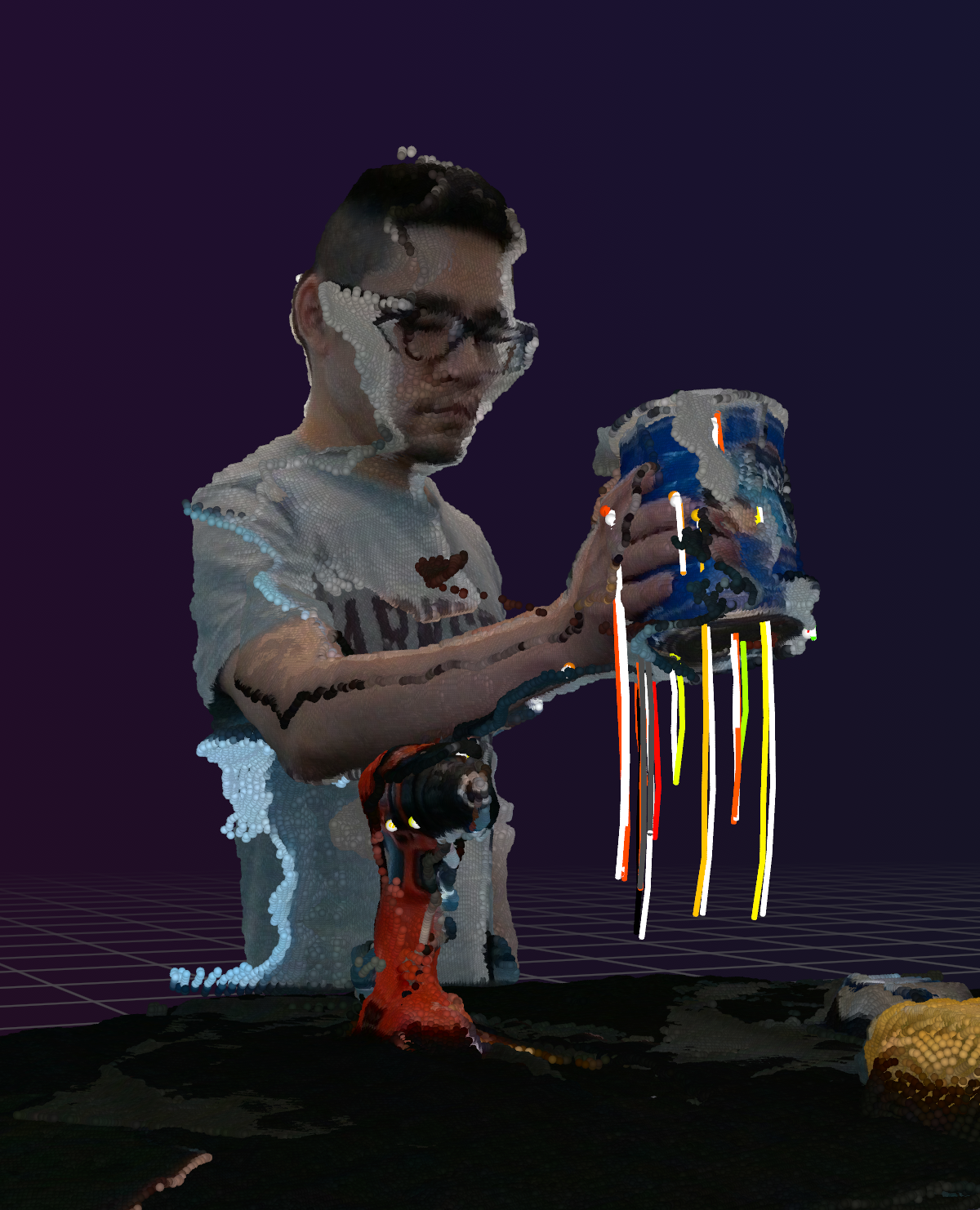 DexYCB Kinect preview
